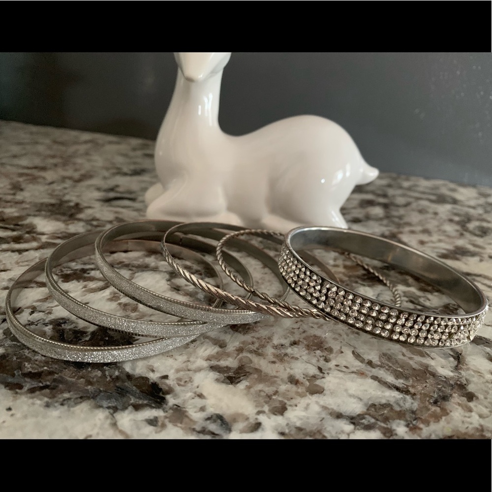 Costume Bangle Bracelet set (set of 6)